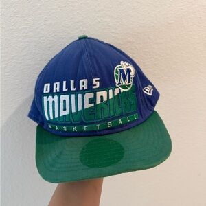 Vintage 90s New Era NBA Dallas Mavericks Snapback Hardwood Classics